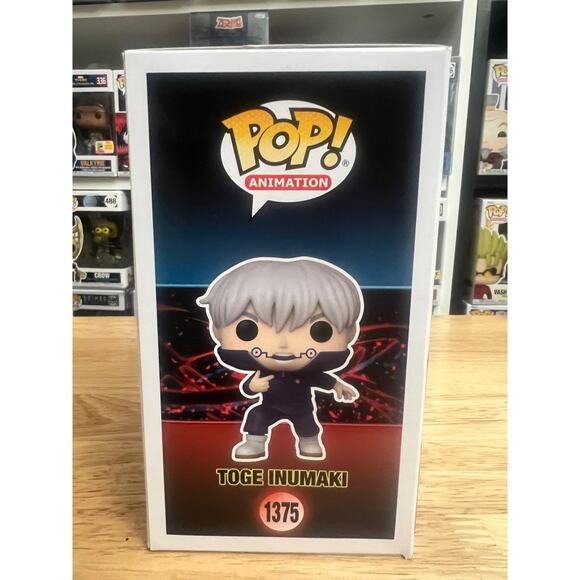 LIMITED EDITION CHASE Toge Inumaki Funko Pop #1375 Jujutsu Kaisen Snakes Fangs - Picture 2 of 6